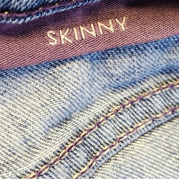 NYDJ (Not Your Daughter's Jeans) Patchwork Skinny Slim Ankle Jeans, 8 - Picture 6 of 13